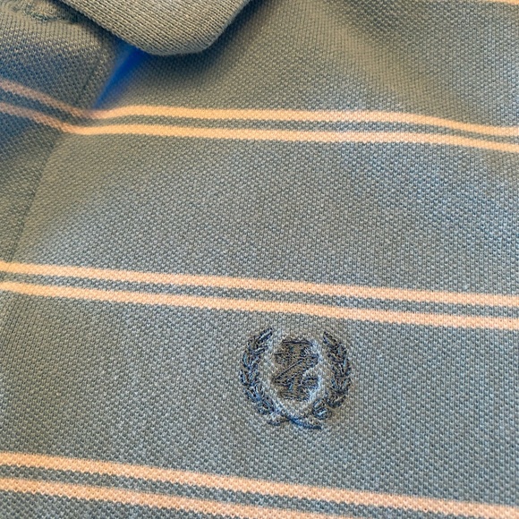 Izod Blue Stripes Shirt - Picture 5 of 8